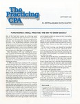 Practicing CPA, vol. 10 no. 9, September 1986