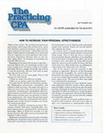 Practicing CPA, vol. 11 no. 9, September 1987