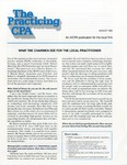 Practicing CPA, vol. 13 no. 8, August 1989