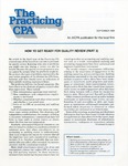 Practicing CPA, vol. 13 no. 9, September 1989