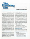 Practicing CPA, vol. 14 no. 7, July 1990 by American Institute of Certified Public Accountants (AICPA)