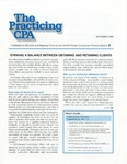Practicing CPA, vol. 20 no. 11, November 1996 by American Institute of Certified Public Accountants (AICPA)
