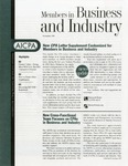 Members in Business and Industry, November 1996 by American Institute of Certified Public Accountants (AICPA)