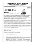 809 Area Code: A Killer App for Scam Artists; Technology Alert, Vol. 96, No. 4, October 1996 by American Institute of Certified Public Accountants. InformationTecnology Membership Section
