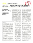 Accounting Educators: FYI, Volume 1, Number 1, March, 1990 by American Institute of Certified Public Accountants. Relations with Educators Division