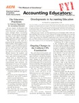Accounting Educators: FYI, Volume 2, Number 1, September, 1990 by American Institute of Certified Public Accountants. Relations with Educators Division