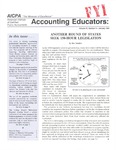 Accounting Educators: FYI, Volume 4, Number 3, January, 1993