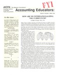 Accounting Educators: FYI, Volume 4, Number 4, March, 1993