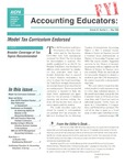 Accounting Educators: FYI, Volume 6, Number 5, May 1995 by American Institute of Certified Public Accountants. Academic and Career Development Division