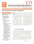 Accounting Educators: FYI, Volume 7, Number 1, September 1995 by American Institute of Certified Public Accountants. Academic and Career Development Division