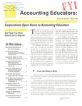 Accounting Educators: FYI, Volume 7, Number 4, March 1996 by American Institute of Certified Public Accountants. Academic and Career Development Division