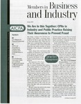 Members in Business and Industry, January 2003 by American Institute of Certified Public Accountants (AICPA)