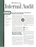Members in Internal Audit, November 1996 by American Institute of Certified Public Accountants (AICPA)