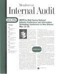 Members in Internal Audit, March 1997 by American Institute of Certified Public Accountants (AICPA)