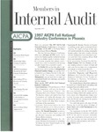 Members in Internal Audit, September 1997 by American Institute of Certified Public Accountants (AICPA)