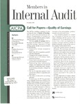 Members in Internal Audit, November 2000 by American Institute of Certified Public Accountants (AICPA)
