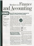 Members in Finance and Accounting, November 1996 by American Institute of Certified Public Accountants (AICPA)