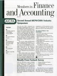 Members in Finance and Accounting, May 1998