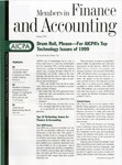 Members in Finance and Accounting, January 1999