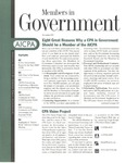 Members in Government, November 1997 by American Institute of Certified Public Accountants (AICPA)