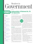 Members in Government, April 2003 by American Institute of Certified Public Accountants (AICPA)
