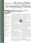 Members in Medium Public Accounting Firms, January/February 1997 by American Institute of Certified Public Accountants (AICPA)