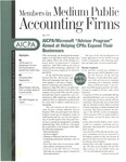Members in Medium Public Accounting Firms, May 1997