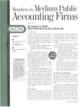 Members in Medium Public Accounting Firms, October 1997 by American Institute of Certified Public Accountants (AICPA)