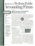 Members in Medium Public Accounting Firms, November 1997 by American Institute of Certified Public Accountants (AICPA)