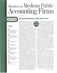 Members in Medium Public Accounting Firms, October 1999