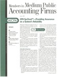 Members in Medium Public Accounting Firms, January 2000