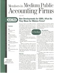Members in Medium Public Accounting Firms, October 2000