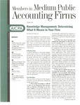Members in Medium Public Accounting Firms, October 2001