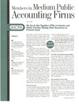 Members in Medium Public Accounting Firms, January 2003