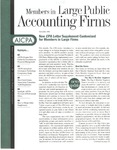 Members in Large Public Accounting Firms, November 1996 by American Institute of Certified Public Accountants (AICPA)