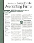 Members in Large Public Accounting Firms, January/February 1997 by American Institute of Certified Public Accountants (AICPA)