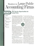 Members in Large Public Accounting Firms, March 1997 by American Institute of Certified Public Accountants (AICPA)