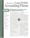 Members in Large Public Accounting Firms, April 1997