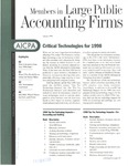 Members in Large Public Accounting Firms, January 1998