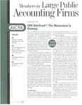 Members in Large Public Accounting Firms, February/March 1998