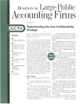 Members in Large Public Accounting Firms, November 1998