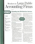Members in Large Public Accounting Firms, May 1999