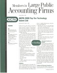 Members in Large Public Accounting Firms, February/March 2000