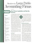 Members in Large Public Accounting Firms, September 2001