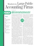 Members in Large Public Accounting Firms, February/March 2003 by American Institute of Certified Public Accountants (AICPA)