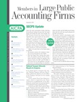 Members in Large Public Accounting Firms, September 2003 by American Institute of Certified Public Accountants (AICPA)