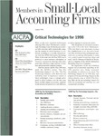 Members in Small Local Public Accounting Firms, January 1998