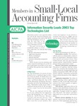 Members in Small Local Public Accounting Firms, February/March 2003 by American Institute of Certified Public Accountants (AICPA)
