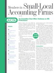 Members in Small Local Public Accounting Firms, April 2003 by American Institute of Certified Public Accountants (AICPA)