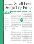 Members in Small Local Public Accounting Firms, May 2003